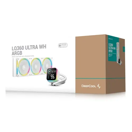 WATERCOOLING DEEPCOOL LQ360 ULTRA WH ARGB WHITE LCD